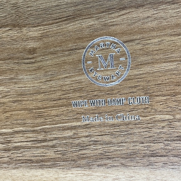 Martha Stewart Acacia Wood Tray NWT - Picture 3 of 6